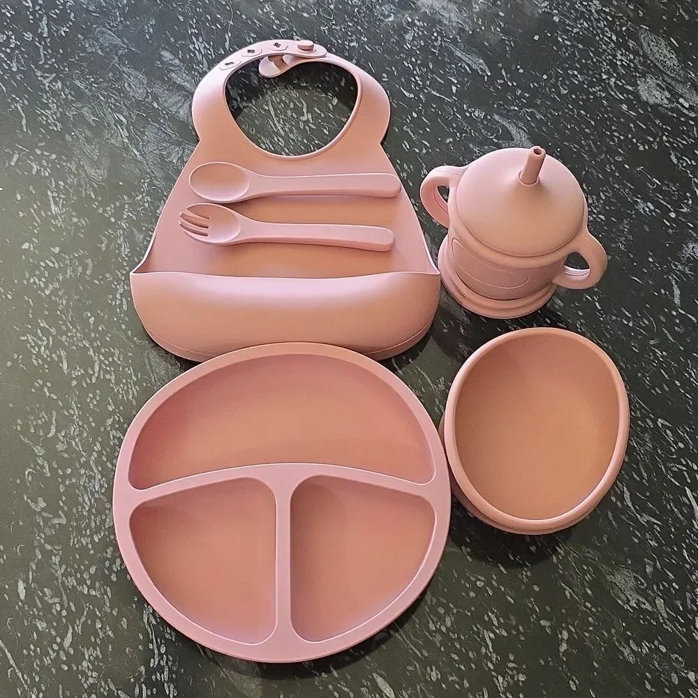 BRAND NEW SILICONE BABY FEEDING SET G1 - Picture 8 of 11
